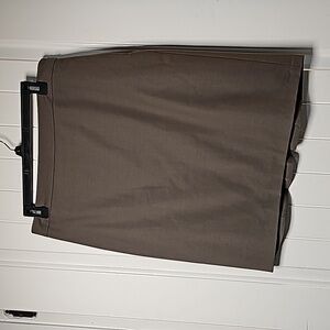 Ann Taylor sz 10 dark beige/grey/brown skirt